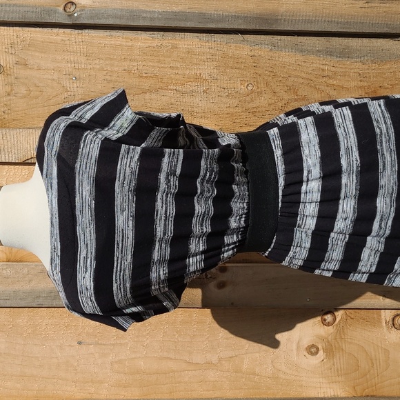 SOLD * Vintage Striped Mini Dress - Picture 8 of 10